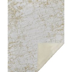 Premium Machine Washable ASB606 Gold 50" x 70" Sherpa Throw Blanket