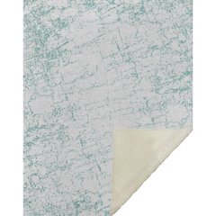 Premium Machine Washable ASB606 Teal 50" x 70" Sherpa Throw Blanket