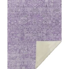 Premium Machine Washable ASB611 Lilac 50" x 70" Sherpa Throw Blanket