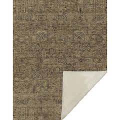 Premium Machine Washable ASB611 Mocha 50" x 70" Sherpa Throw Blanket