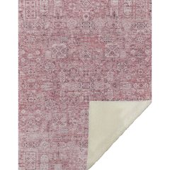 Premium Machine Washable ASB611 Pink 50" x 70" Sherpa Throw Blanket