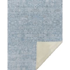 Premium Machine Washable ASB611 Sky 50" x 70" Sherpa Throw Blanket