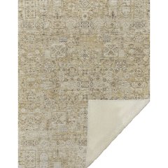 Premium Machine Washable ASB611 Wheat 50" x 70" Sherpa Throw Blanket