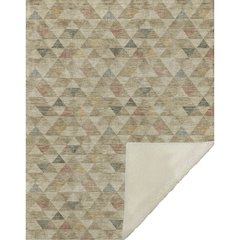 Premium Machine Washable ASB612 Beige 50" x 70" Sherpa Throw Blanket