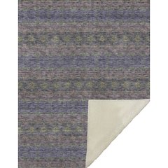 Premium Machine Washable ASB615 Purple 50" x 70" Sherpa Throw Blanket