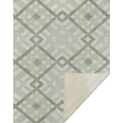Premium Machine Washable ASB616 Aloe 50" x 70" Sherpa Throw Blanket