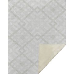 Premium Machine Washable ASB616 Ivory 50" x 70" Sherpa Throw Blanket