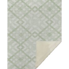 Premium Machine Washable ASB616 Mint 50" x 70" Sherpa Throw Blanket