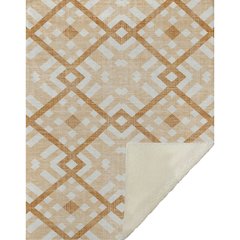 Premium Machine Washable ASB616 Peach 50" x 70" Sherpa Throw Blanket