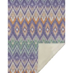 Premium Machine Washable ASB617 Purple 50" x 70" Sherpa Throw Blanket