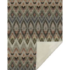 Premium Machine Washable ASB617 Taupe 50" x 70" Sherpa Throw Blanket