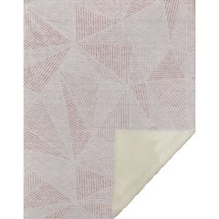 Premium Machine Washable ASB618 Blush 50" x 70" Sherpa Throw Blanket