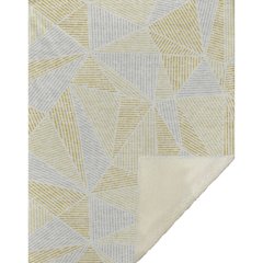Premium Machine Washable ASB618 Gold 50" x 70" Sherpa Throw Blanket