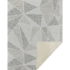 Premium Machine Washable ASB618 Taupe 50" x 70" Sherpa Throw Blanket