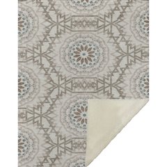 Premium Machine Washable ASB619 Beige 50" x 70" Sherpa Throw Blanket