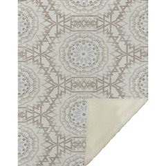 Premium Machine Washable ASB619 Ivory 50" x 70" Sherpa Throw Blanket