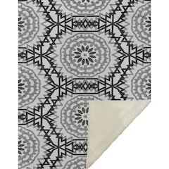 Premium Machine Washable ASB619 White 50" x 70" Sherpa Throw Blanket