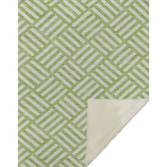 Premium Machine Washable ASB620 Lime 50" x 70" Sherpa Throw Blanket