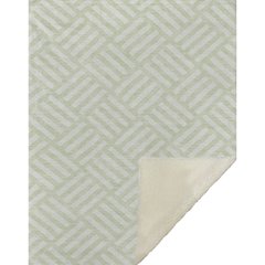 Premium Machine Washable ASB620 Mint 50" x 70" Sherpa Throw Blanket