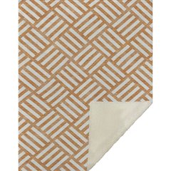 Premium Machine Washable ASB620 Orange 50" x 70" Sherpa Throw Blanket