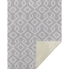Premium Machine Washable ASB621 Lavender 50" x 70" Sherpa Throw Blanket