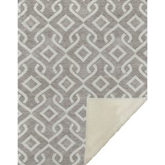 Premium Machine Washable ASB621 Taupe 50" x 70" Sherpa Throw Blanket