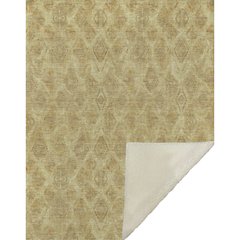 Premium Machine Washable ASB622 Gold 50" x 70" Sherpa Throw Blanket