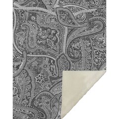 Premium Machine Washable ASB623 Gray 50" x 70" Sherpa Throw Blanket