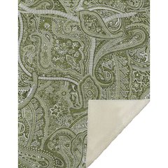 Premium Machine Washable ASB623 Green 50" x 70" Sherpa Throw Blanket