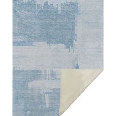 Premium Machine Washable ASB624 Sky 50" x 70" Sherpa Throw Blanket