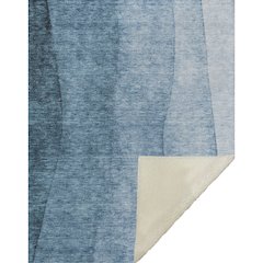 Premium Machine Washable ASB625 Blue 50" x 70" Sherpa Throw Blanket