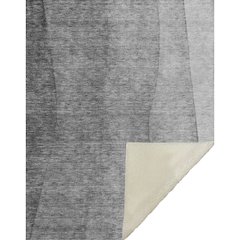 Premium Machine Washable ASB625 Gray 50" x 70" Sherpa Throw Blanket