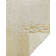 Premium Machine Washable ASB627 Gold 50" x 70" Sherpa Throw Blanket