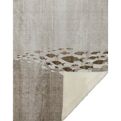Premium Machine Washable ASB627 Taupe 50" x 70" Sherpa Throw Blanket
