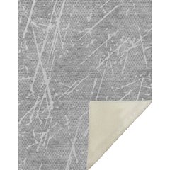 Premium Machine Washable ASB628 Gray 50" x 70" Sherpa Throw Blanket