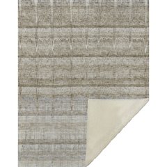 Premium Machine Washable ASB629 Taupe 50" x 70" Sherpa Throw Blanket