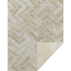 Premium Machine Washable ASB630 Beige 50" x 70" Sherpa Throw Blanket