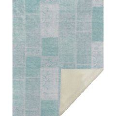 Premium Machine Washable ASB631 Aqua 50" x 70" Sherpa Throw Blanket