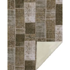 Premium Machine Washable ASB631 Brown 50" x 70" Sherpa Throw Blanket