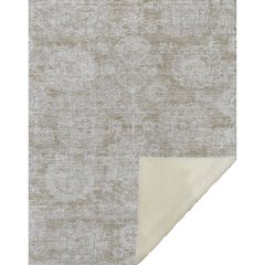 Premium Machine Washable ASB634 Beige 50" x 70" Sherpa Throw Blanket