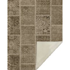 Premium Machine Washable ASB635 Brown 50" x 70" Sherpa Throw Blanket