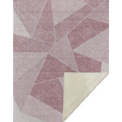 Premium Machine Washable ASB636 Blush 50" x 70" Sherpa Throw Blanket