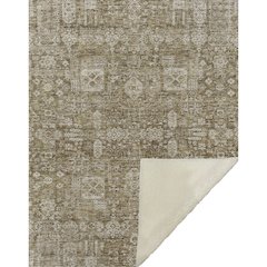 Premium Machine Washable ASB637 Brown 50" x 70" Sherpa Throw Blanket