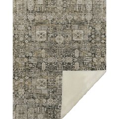 Premium Machine Washable ASB637 Coffee 50" x 70" Sherpa Throw Blanket