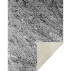 Premium Machine Washable ASB640 Gray 50" x 70" Sherpa Throw Blanket