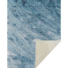 Premium Machine Washable ASB640 Sky 50" x 70" Sherpa Throw Blanket
