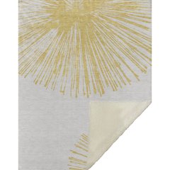 Premium Machine Washable ASB642 Gold 50" x 70" Sherpa Throw Blanket