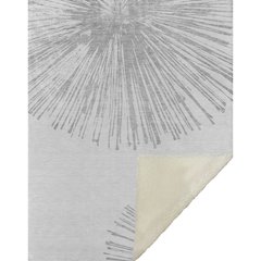 Premium Machine Washable ASB642 Gray 50" x 70" Sherpa Throw Blanket