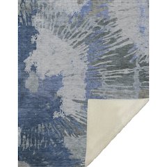 Premium Machine Washable ASB645 Blue 50" x 70" Sherpa Throw Blanket