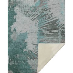 Premium Machine Washable ASB645 Teal 50" x 70" Sherpa Throw Blanket